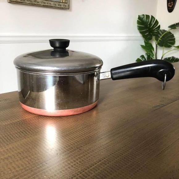 Vintage Kitchen Vintage Revere Ware 2 Quart Stainless Steel Sauce